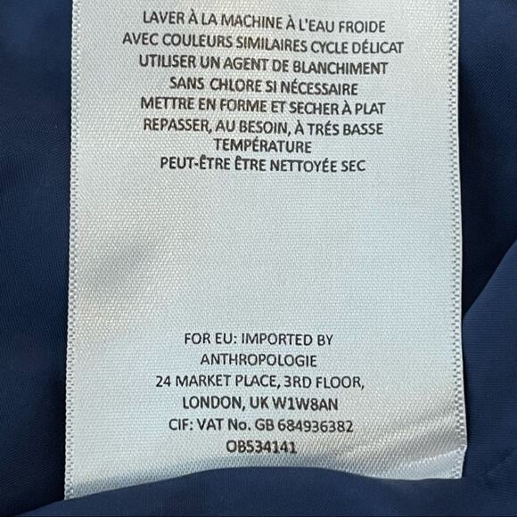 Anthropologie Maeve Blue Cardana Floral Mini Skirt Size 4 - Picture 11 of 11